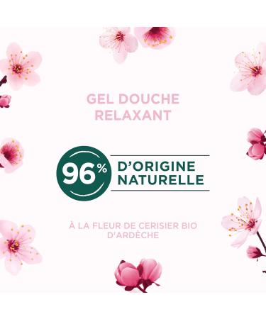  Natur moi Natur Moi - Relaxing Shower Gel - Moisturizes and Nourishes - All Skin Types - Organic Cherry Blossom - 96 Percent Natural Origin - Formula - 250 ml - Buy Online on GoSupps.com