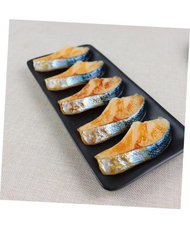 UPKOCH 4 Pcs Photo Props Toy Models Creative Fish Slice Mold Lifelike Meat Model PVC Food Props Seafood 8.5*3.8cmx2pcs - Buy Online on GoSupps.com
