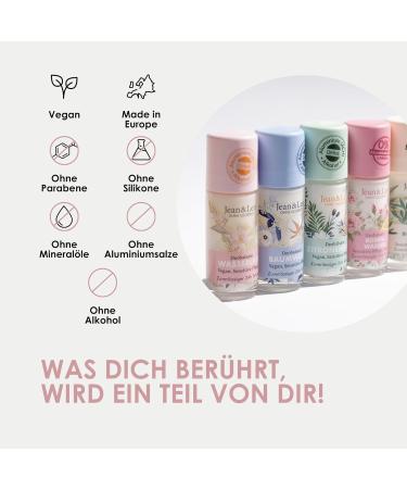  Jean & Len Jean & Len Water Lily Deodorant Balm - Naturally Offers Deodorant Protection for up to 24 Hours - Sensitive Care - Ideal Even After Shaving - Aluminium and Alcohol-Free Deodorant - Vegan - 50ml - Buy Online on GoSupps.com