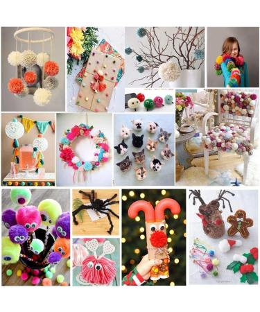 8pcs Frame Loom Kit with 4 Pom Pom Maker & Knitting Wool - Round/Square Looms Craft Kit - Instructions Included - Buy Online on GoSupps.com