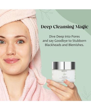 Facial Scrub Exfoliator for Rosacea | Gentle Deep Cleanser for All Skin Types - Buy Online on GoSupps.com
