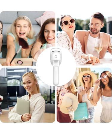 Eyelashes Curler - Portable Electric Lash Curling Tool Quick Natural Curling Electric Curler 3 Heating Modes Silicone Pad Eye Makeup Tool for Long Lasting Curls White - Buy Online on GoSupps.com