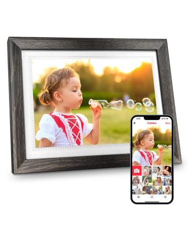 Frameo 10.1 Inch WiFi Digital Picture Frame, 1920 * 1200 FHD Resolution Digital Photo Frame, Free Storage, Gift for Friends and Family Bronze