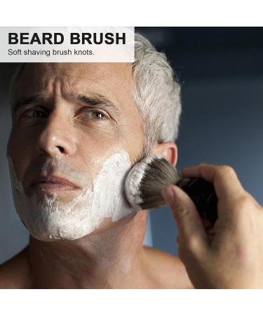 SOFORFREEM 2 Pack Nylon Shaving Brush for Men - Premium Beard Cleaning Tool - Perfect for a Smooth Shave - Buy Online on GoSupps.com