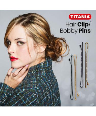 TITANIA Black Hair Clips 7cm - Premium Quality 1 Pack (38g) | Shop Internationally - Buy Online on GoSupps.com