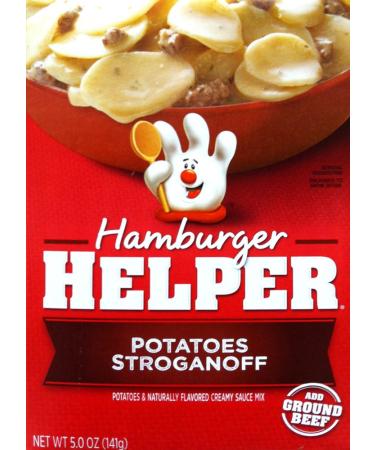Betty Crocker, Hamburger Helper, Potatoes Stroganoff, 5oz Box (Pack of 6)