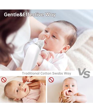 MYPIN Electric Nasal Aspirator for Baby with Music and Light Soothing Function - Adjustable Suction Level and 3 Silicone Tips Included - HT0078-Gray - Buy Online on GoSupps.com