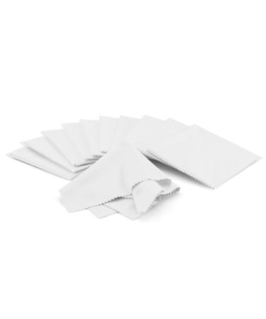 HEUREKA glasses cleaning cloths - microfibre cloths in optician quality (pack of 10)