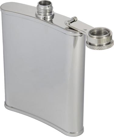 Buy Zippo Men's Polished Silver Hip Flask | Premium Stainless Steel - Ideal for Gifting & Outdoor Use - Buy Online on GoSupps.com