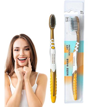Soft Travel Toothbrush Set for Sensitive Teeth - Includes Dental Floss | Perfect for Families and Friends - Buy Online on GoSupps.com