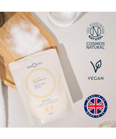WholyMe Epsom Salt Bath Salts - Muscle & Joint Recovery Soak with Arnica & Essential Oils - 1kg - Buy Online on GoSupps.com