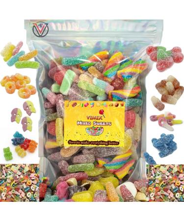 VIMIX Pick & Mix Fizzy Jelly Sweets Bag - Mixed Jelly Sweets Bag (2kg) - Buy Online on GoSupps.com