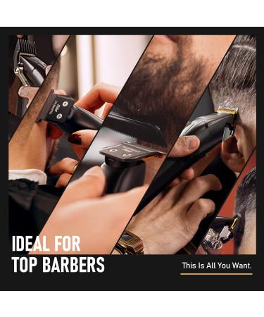 Professional USB-C Rechargeable Hair Clippers for Men | Cordless Barber T-Blade Trimmer Combo with LED Display - Boost Technology - Buy Online on GoSupps.com