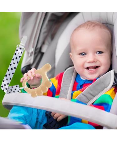 Mezrkuwr Thumb Silicone Bite Ring with Pacifier Chain | Teething Relief & Sensory Exploration | Cute & Easy to Handle - Buy Online on GoSupps.com