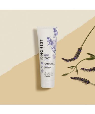 Buy Honest Company Calming Lavender Face & Body Lotion 8.5 oz - Soothing Hydration - Buy Online on GoSupps.com