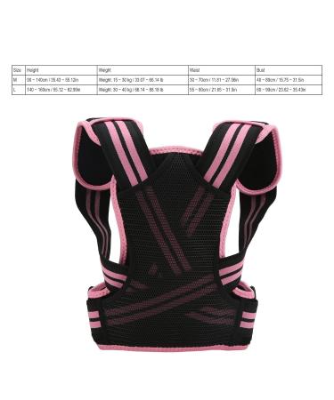 Mokernali Posture Corrector Back Straightener Belt | Elastic Comfortable Support Brace for Men & Women - Pink - Buy Online on GoSupps.com