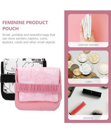 Minkissy 2-Pack Rabbit Napkin Bags for Women | Portable Upcycled Storage Solution | Stylish Toolkit for Organizing - Buy Online on GoSupps.com