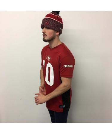 NFL San Francisco 49ers Jimmy Garoppolo #10 T-Shirt - Red XL | Official Merchandise for Fans - Buy Online on GoSupps.com