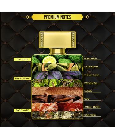 DJ Adventure Oud Parfum Intense Perfume for Men & Women 100ml Eau De Parfum Arabic & French Fragrance Notes with Oud Amber Musk Patchouli Bergamot & Cardamom Long Lasting Fragrance Scent - Buy Online on GoSupps.com