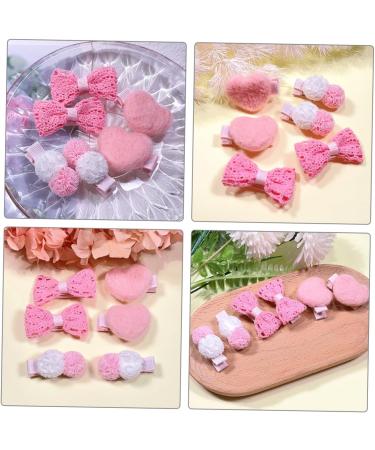 MAGICLULU 3 Pairs Miss hair accessories hair clips for small hair clips cloth clip elastic girl Metal three-dimensional bangs clip bow tie bow clips clips for hair - Buy Online on GoSupps.com