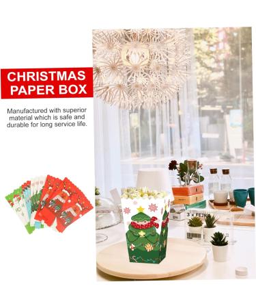 ABOOFAN 24 Pcs Christmas Popcorn Box Christmas Popcorn Bags Popcorn Party Supplies Popcorn Containers for Party Gift Popcorn Christmas Party Bag Holiday Treat Bags Paper Bread Box Fashion 1 count (Pack of 1) Colorfulx2pcs - Buy Online on GoSupps.com