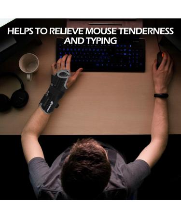 Buy TIMTAKBO Carpal Tunnel Wrist Brace Adjustable Night Support Hand Splint for Left Hand | Best for Arthritis Tendonitis and Sprains - Buy Online on GoSupps.com