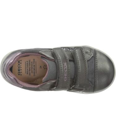 Geox Baby Girls B Djrock Low-Top Sneakers - Dark Grey (4.5 UK) - Buy Online on GoSupps.com