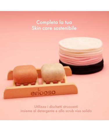 12 Bamboo-Soft Reusable Facial & Eye Makeup Remover Scarves + Washing Bags | Eco-Friendly Enooso - Buy Online on GoSupps.com