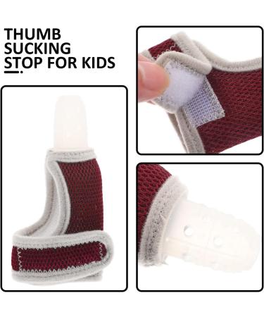 DOITOOL 2Pcs Finger Sucking Stop Gloves Toddler Stop Sucking Finger Gloves Batting Thumb Guard - Buy Online on GoSupps.com