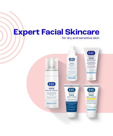 E45 SPF 30 Face Moisturiser for Dry, Sensitive, and Eczema Prone Skin - Hydrating SPF Day Cream 50ml - Buy Online on GoSupps.com