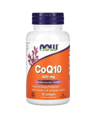 NOW Coq10 400mg 30 Softgels