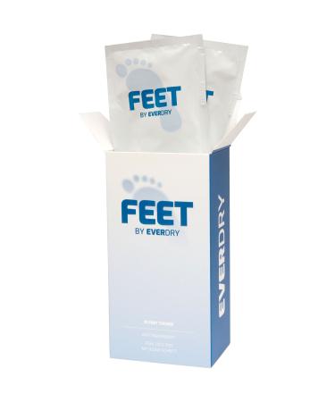 EVERDRY Antiperspirant Feet Wipes | 10 pieces | against sweaty feet | against wet feet & unpleasant foot odor | Instant effect