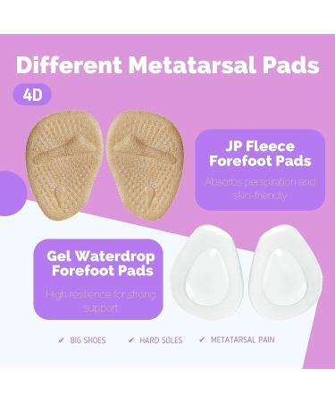 12pc Ball of Foot Cushions Set - Reusable Metatarsal Pads for Women High Heels - Pain Relief & Comfort - Buy Online on GoSupps.com