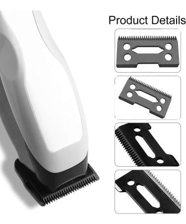 piuryue 6 Pcs Ceramic Blade Ceramic Replacement Cutter 28 Teeth Ceramic Clipper Blade Replacement Cutter 2-Hole Clipper Black - Buy Online on GoSupps.com