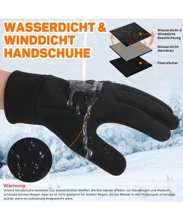 AURUZA Winter Gloves for Men & Women - Cold Weather Touchscreen Cycling Gloves - Buy Online on GoSupps.com