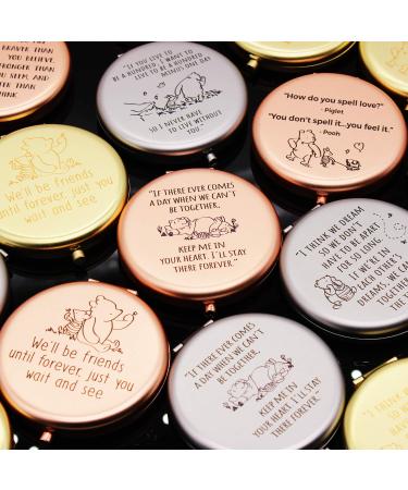 Muminglong Little Bear Inspirational Makeup Mirror - Braver Than You Believe (Gold) - Buy Online on GoSupps.com