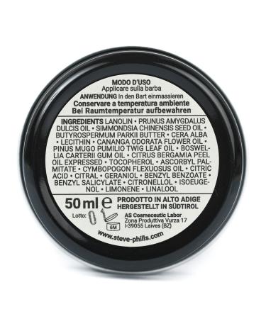 Steve & Phills Bartbalsam 50ml | Premium Beard Balm with Beeswax Jojoba Oil & Mountain Pine | Smooth & Soft Beard Care | Made in South Tyrol - Buy Online on GoSupps.com