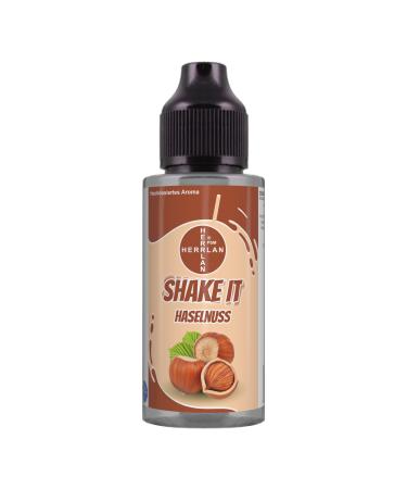 SHAKE IT hazelnut flavor high-dose food flavor in the practical shaker bottle I HERRLAN - Quality Made in Germany