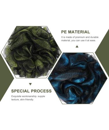 Buy FOMIYES 4pcs Bath Ball & Flower Pouf - Body Scrubber & Shower Loofah for Women | Mesh Pouf & Back Scrubber for Ultimate Cleanliness - Buy Online on GoSupps.com