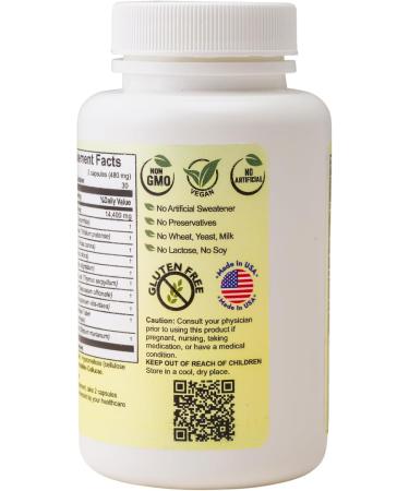 Green Help Allergy Defense Capsules - Herbal Supplement for Immune Support & Natural Detox - Licorice Root Red Clover Nettle Leaf - All-Natural Gluten-Free No Additives - 60 Capsules - Buy Online on GoSupps.com