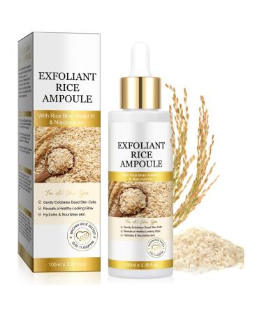 ikzee Peel Shot Glow Rice Ampoule Duo with niacinamide and arbutin Pure Skin Peel Shot gentle peeling rice peeling face deep effective moisture care Rice Peel Glow Serum 100ml rice exfoliant 1PACK