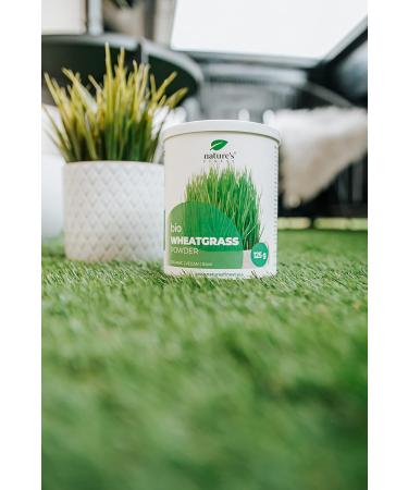 Nature's Finest Organic Wheat Grass Powder | 100% Natural Young Organic Wheatgrass | Rich Source of Protein Fiber & Chlorophyll | Third Party Tested Quality - Buy Online on GoSupps.com