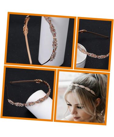MAGICLULU hair accessories trend grace Metal European and American headband Fashion woman Rhinestones Headband Glitter Headband For Women's Hair crystal headgear scarf - Buy Online on GoSupps.com