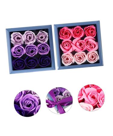 Shop Ipetboom Gradient Rose Soap Bouquet - Artificial Rose Flowers & Soap Gift Boxes for International Delivery - Buy Online on GoSupps.com
