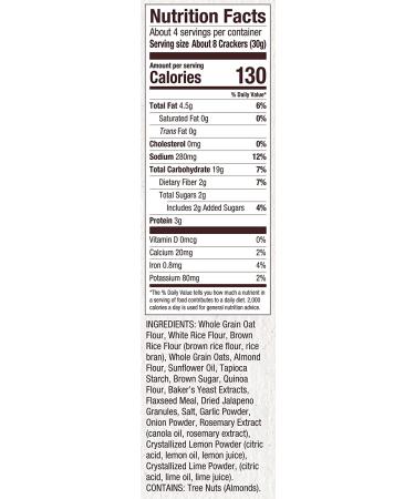 Bob's Red Mill Jalape o Oat Crackers 4.25 oz - Spicy Whole Grain Snack - Buy Online on GoSupps.com