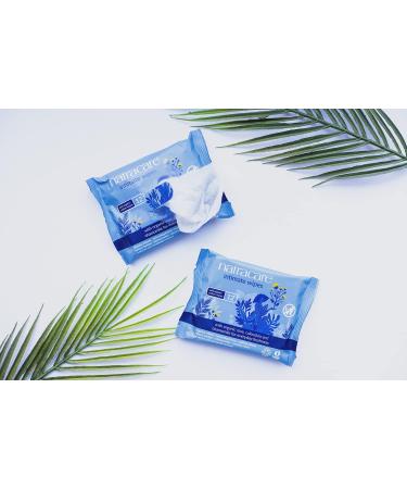 Natracare Organic Cotton Intimate Wipes - 12 Count | Gentle & Biodegradable - Buy Online on GoSupps.com