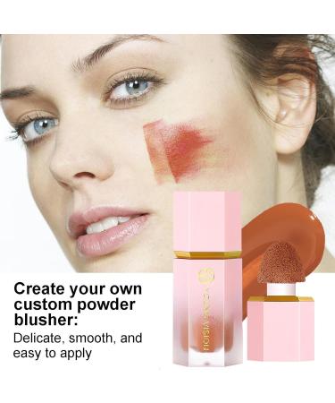 Liquid Blusher Makeup | 8-Color Matte Velvet Blusher Liquid Powder Blusher - Moisturizing Multifunctional Dewy Finish Skin Blusher Makeup Women's Soft Cheek Tint for Beautifying Pochy 106 - Buy Online on GoSupps.com