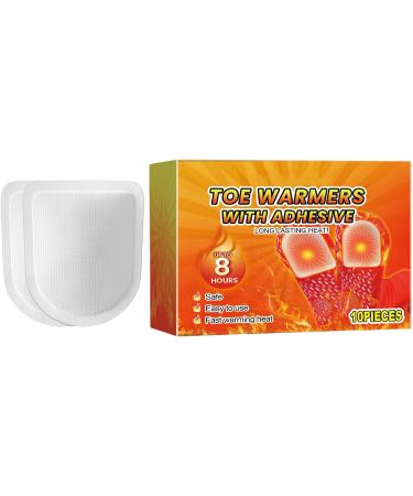 HIOPOIUYT Toe Warmer Pad For Cold Feet Relief 8Hour Heat Thin And Comfortable Toe Warmers Heat Pad 10PCS Bag - Buy Online on GoSupps.com
