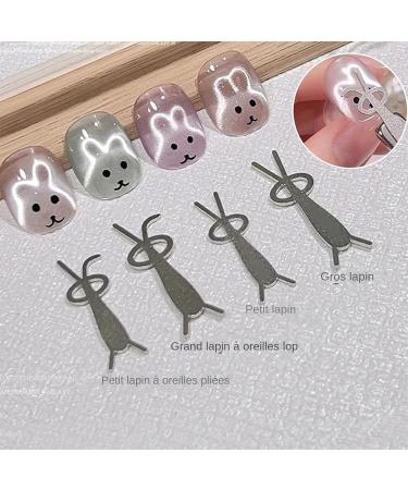 Outil Magn tique Ongles | Aimant Magn tique D coration Ongles en Forme de Lapin Effet C ur D coratif Accessoires de Vernis Portatifs pour D butants Professionnels Salons & Studios - Buy Online on GoSupps.com