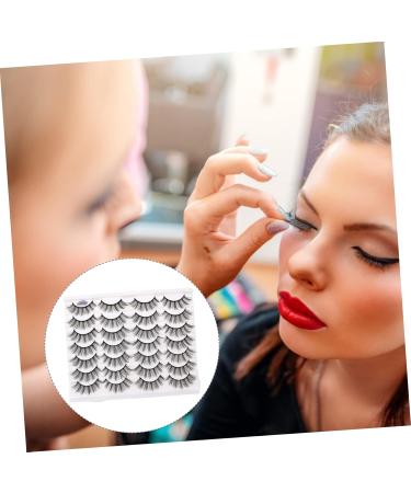 Beatifufu 1 Box 5d False Eyelashes No Glue Eyelashes Artificial Eyelashes Wispy Eyelashes Faux Eyelashes Pesta as Postizas Naturales Stick on Fake Eyelashes Cosmetic Eyelashes Chemical Fiber - Buy Online on GoSupps.com